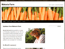 Tablet Screenshot of makariafarm.com